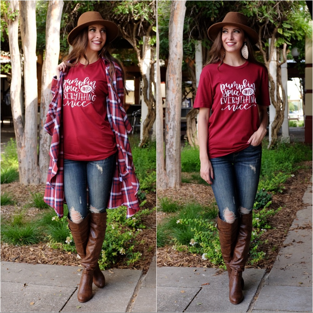 Pumpkin Spice Tee - Picture 2 of 2